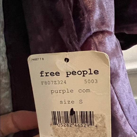 Free People Hello Gorgeous Purple Velvet Maxi Dress - Picture 5 of 5